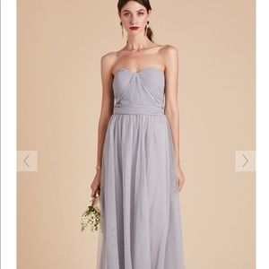 Bridesmaid Birdy Grey Silver Dress